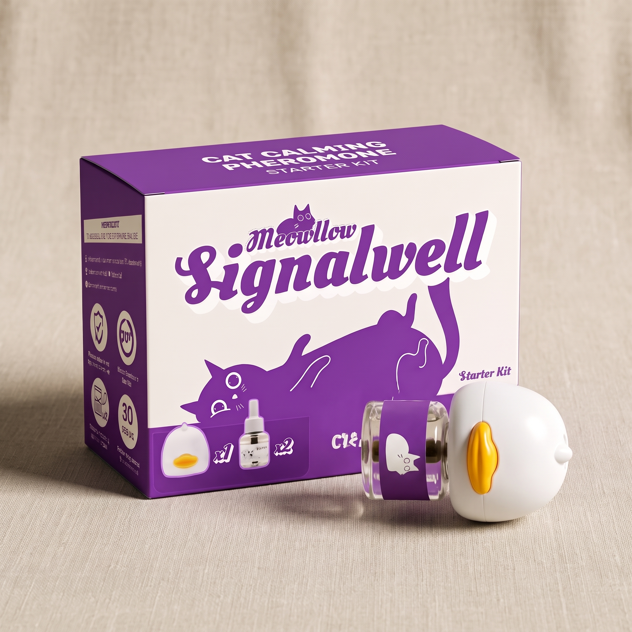 One Signalwell starter kit box with a diffuser and refill